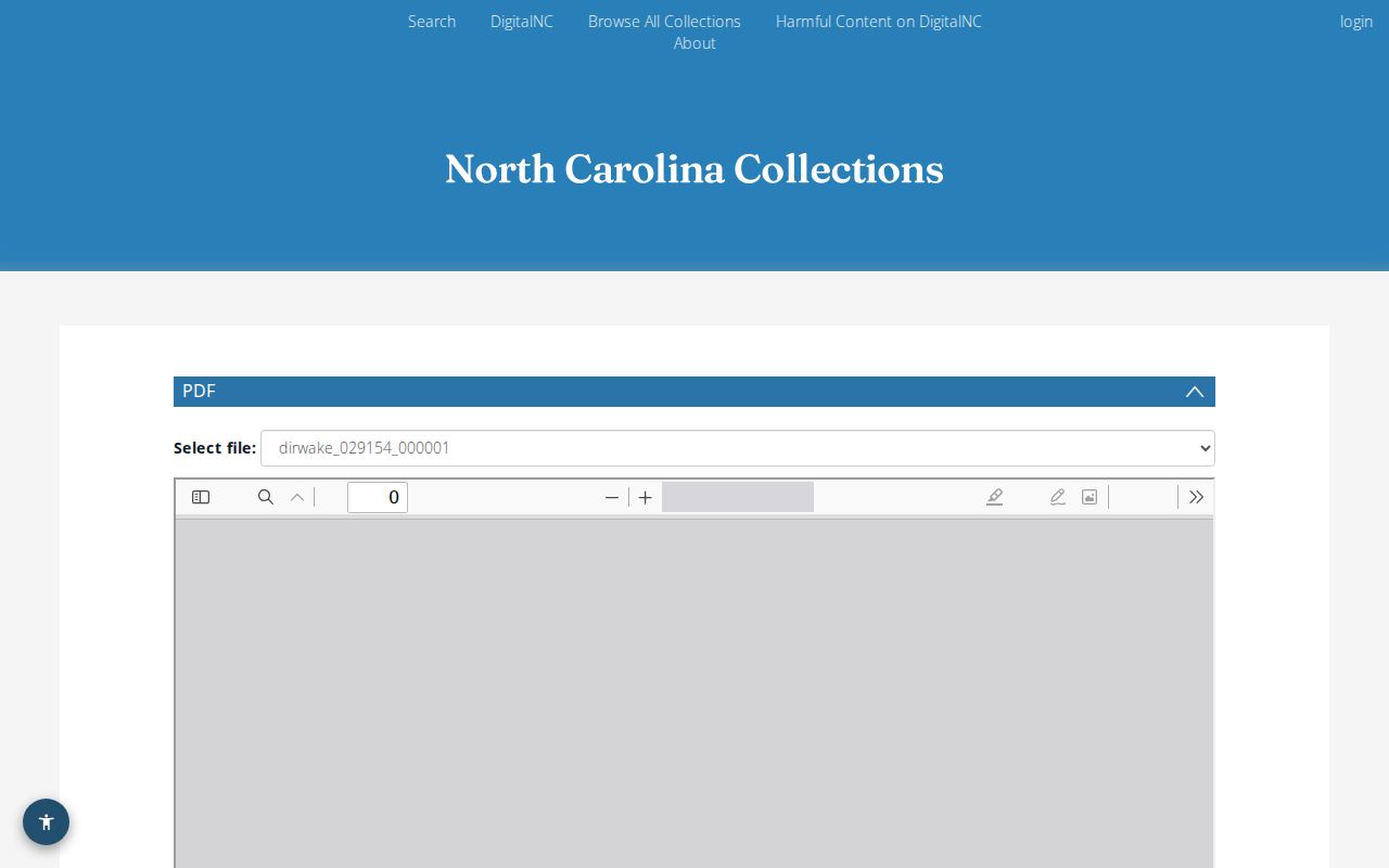 Wake Forest city directory research through the DigitalNC historical directory collection