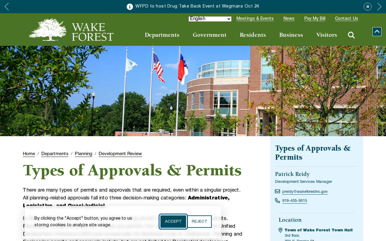 Wake Forest neighbors annexation and jurisdiction information