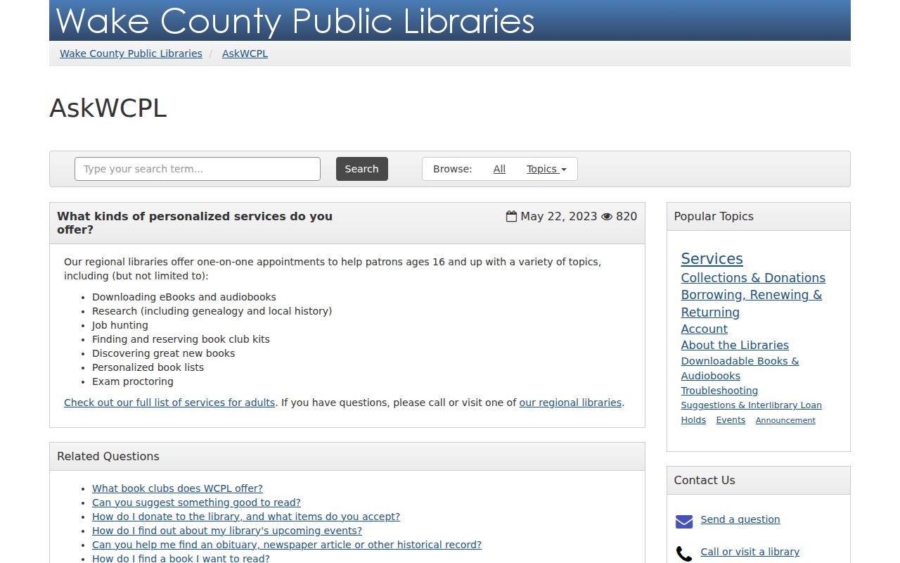 Wake Forest previous residents genealogy and local-history assistance from Wake County Public Libraries